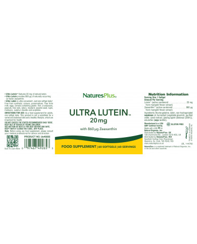 Nature's Plus Ultra Lutein® Softgels