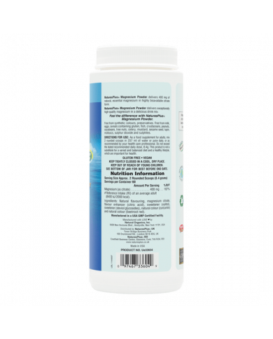 Nature's Plus KalmAssure® Magnesium Powder - Orange 360g