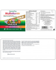 Nature's Plus Animal Parade® GOLD Multivitamin Childrens 120 Chewables - Assorted