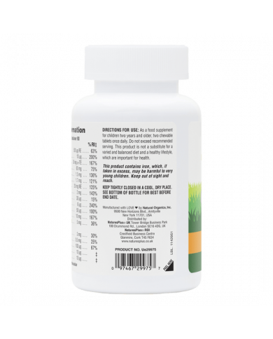 Nature's Plus  Animal Parade® GOLD Multivitamin Children's 120 Chewables - Orange