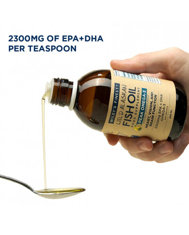 Wiley's Finest Wild Alaskan Fish Oil Peak Omega-3