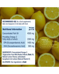 Wiley's Finest Wild Alaskan Fish Oil Peak Omega-3