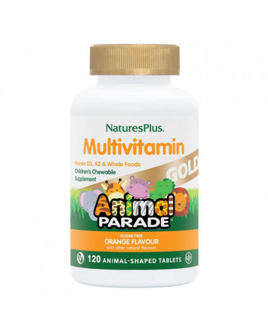 Nature's Plus  Animal Parade® GOLD Multivitamin Children's 120 Chewables - Orange