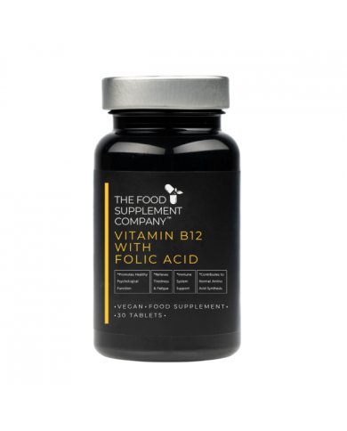 Vitamin B12 1000ug With 400ug Folic Acid Tablets (30)