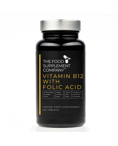 Vitamin B12 1000ug With 400ug Folic Acid Tablets (90)