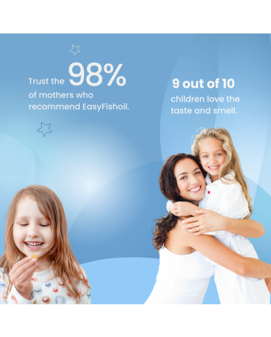 easyVit Omega 3 Fish Oil Supplements For Kids - EasyFishoil Plus
