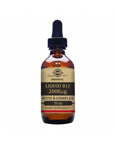 Solgar Liquid B12 2000 mcg with B-Complex - 59 ml