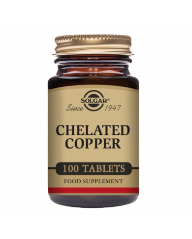 Solgar Chelated Copper Tablets - Pack of 100