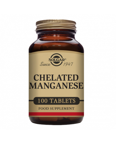 Solgar Chelated Manganese Tablets - Pack of 100