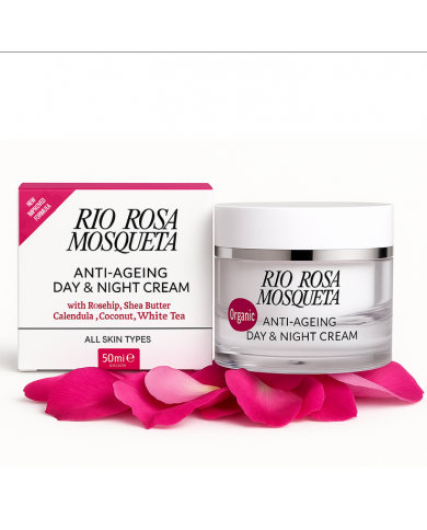 Rio Rosa Mosqueta Day & Night Cream – Hydrating Anti-Ageing Rosehip Moisturiser