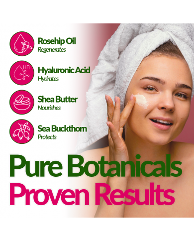 Rio Rosa Mosqueta Day & Night Cream – Hydrating Anti-Ageing Rosehip Moisturiser
