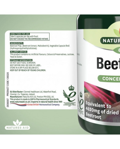 Natures Aid Organic Beetroot