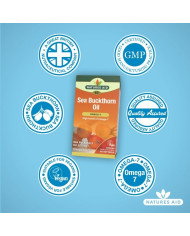 Natures Aid Sea Buckthorn Oil 500mg