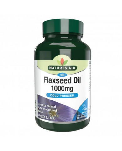 Natures Aid Flaxseed Oil 1000mg