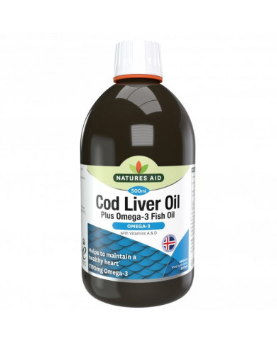 Natures Aid Cod Liver Oil Liquid