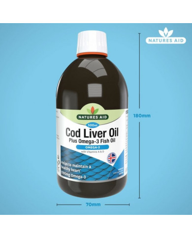 Natures Aid Cod Liver Oil Liquid