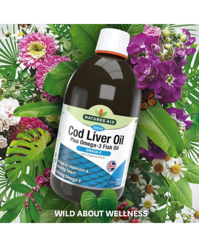 Natures Aid Cod Liver Oil Liquid