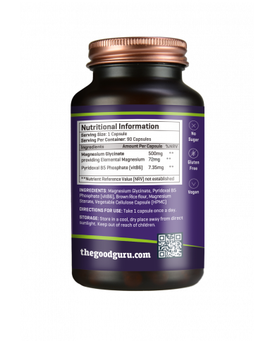 Magnesium Glycinate + Vitamin B6 the Good guru