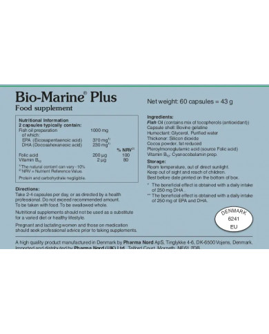 Pharma Nord Bio-Marine Plus concentrated Fish Oil capsules